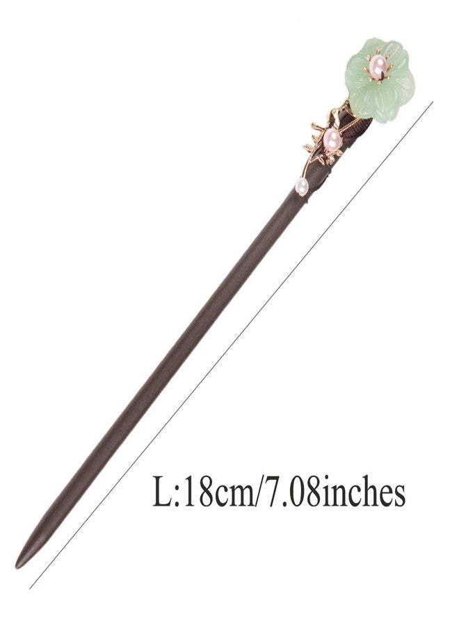 TOP SEWING Wooden Hair Pins 7.08" Chinese Hair Sticks For Long Hair Buns (D) - Image 5
